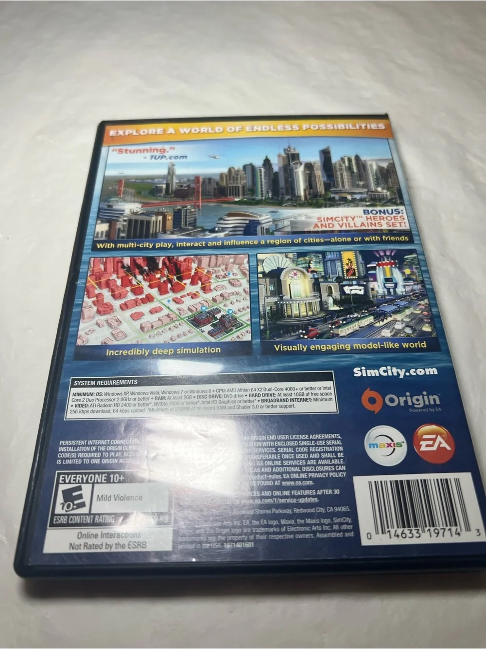 Sim City 2013 PC DVD-ROM Limited Edition